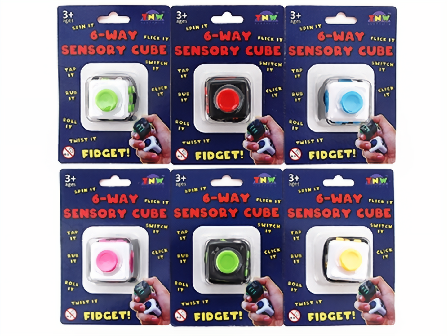6 sided fidget cube