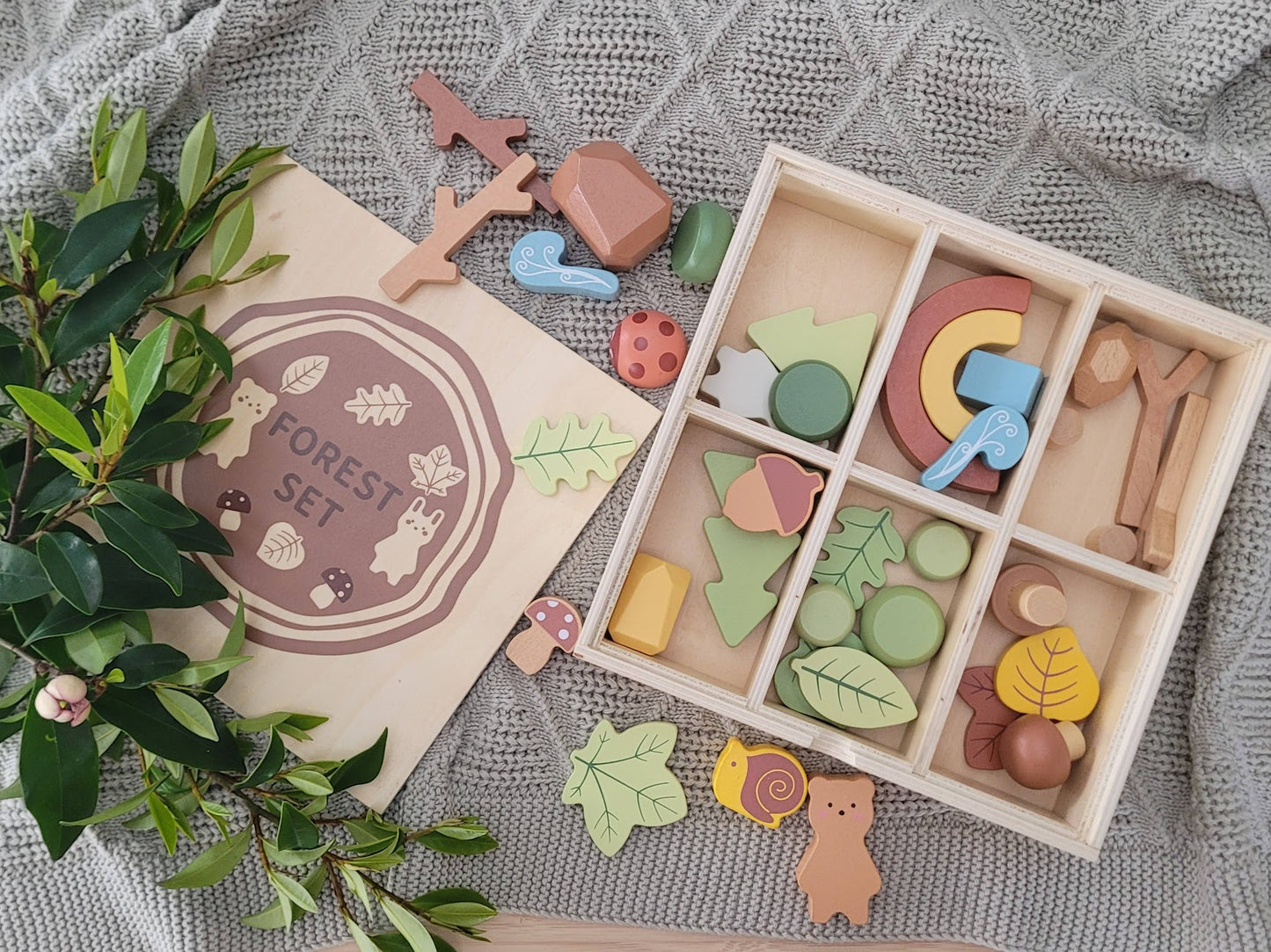Wooden Forest Set