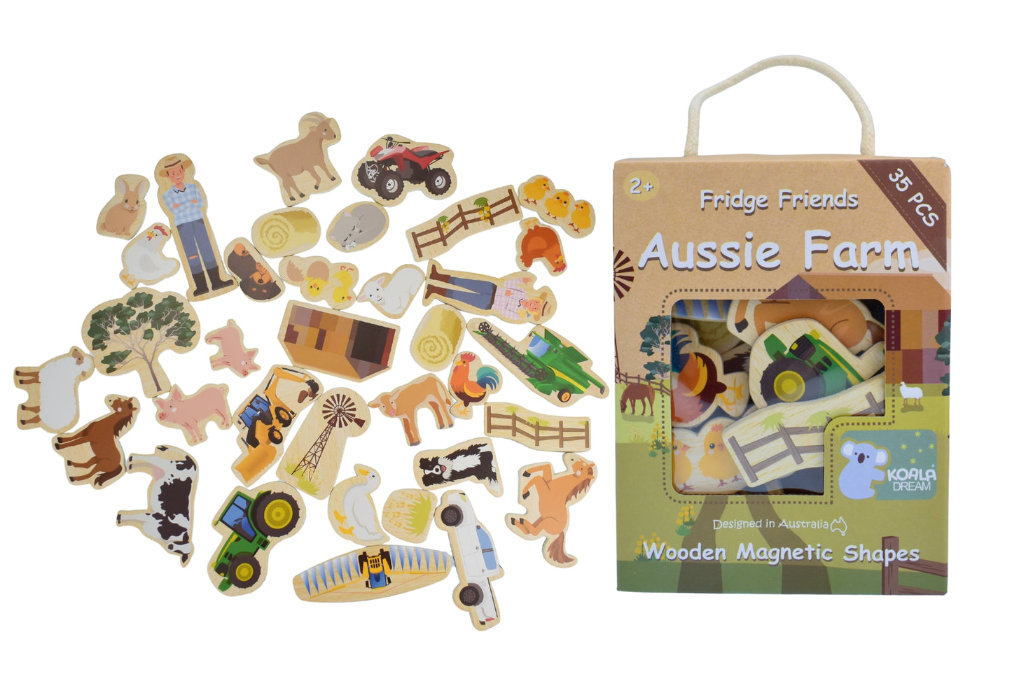 Magnetic Fridge Friends - Aussie Farm Animals