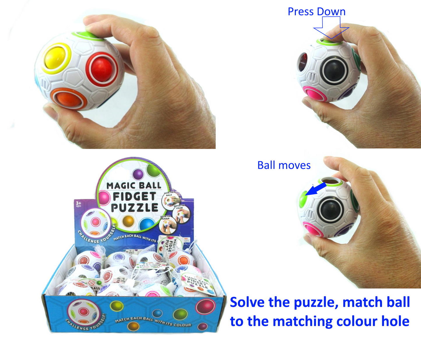 Rainbow Puzzle Ball