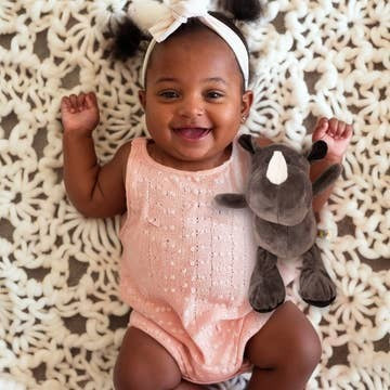 Handmade Soft Plush - Ruby the Rhino
