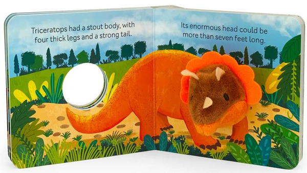 Triceratops - Chunky Finger Puppet Book