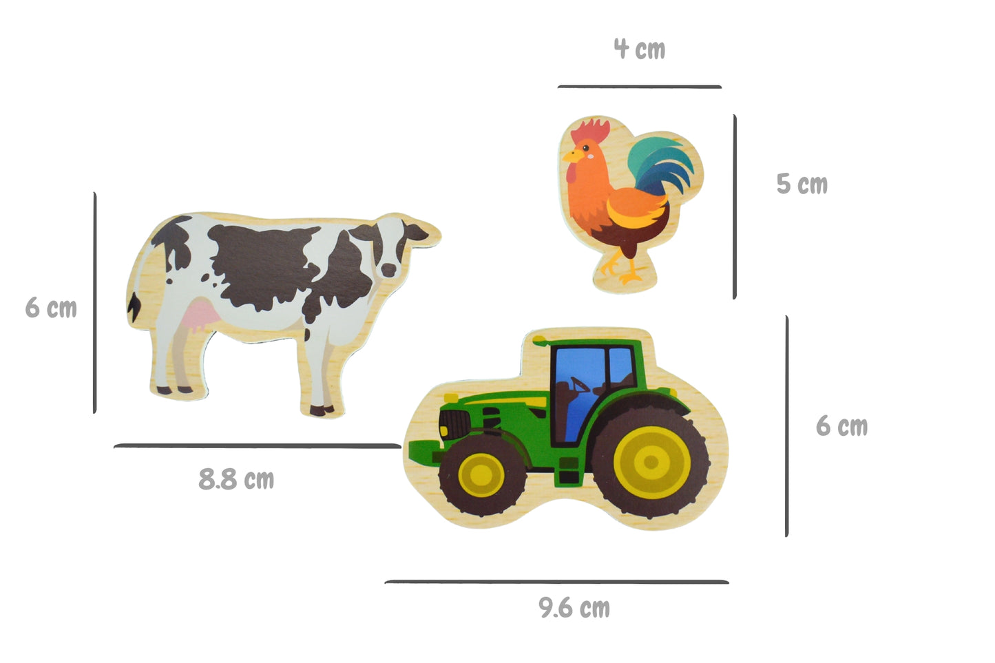 Magnetic Fridge Friends - Aussie Farm Animals