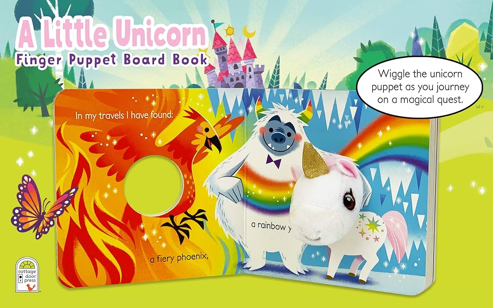 A Little Unicorn - Chunky Finger Puppet Book