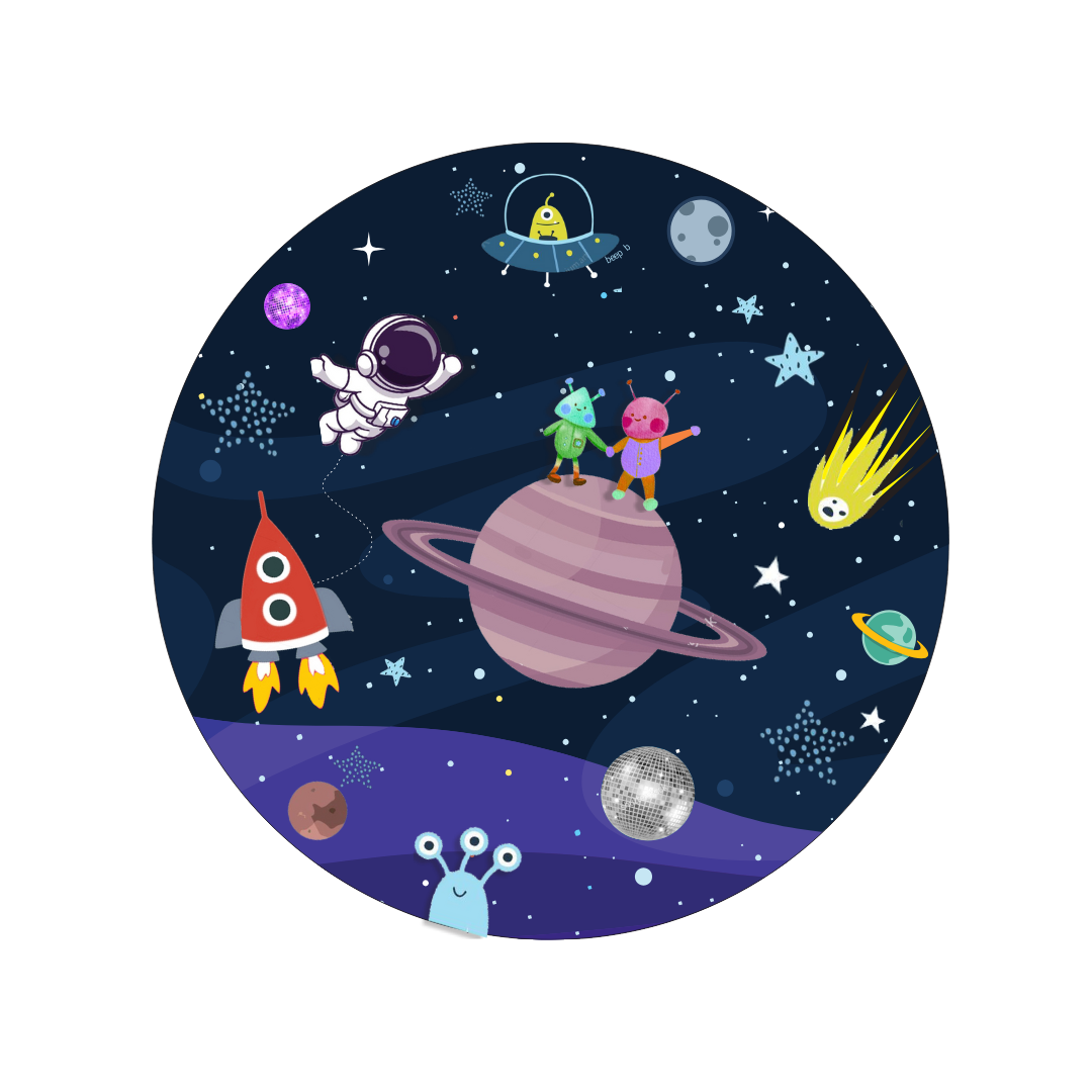 Tray Play Insert: Galaxy