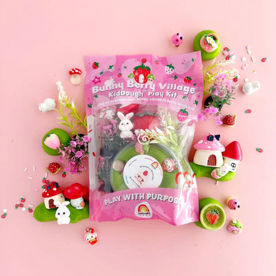 KidDough Play Kit - Bunny Berry Village
