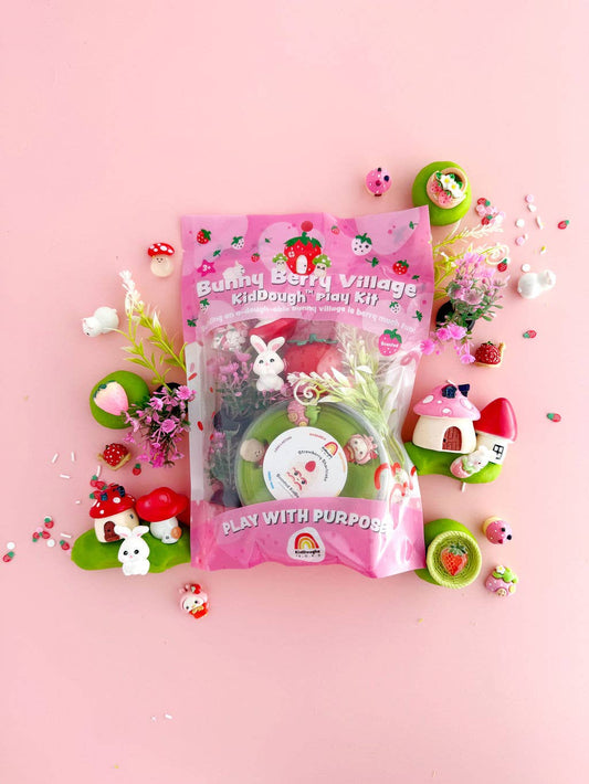 KidDough Play Kit - Bunny Berry Village