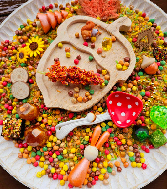 Acorn Wooden Play Tray