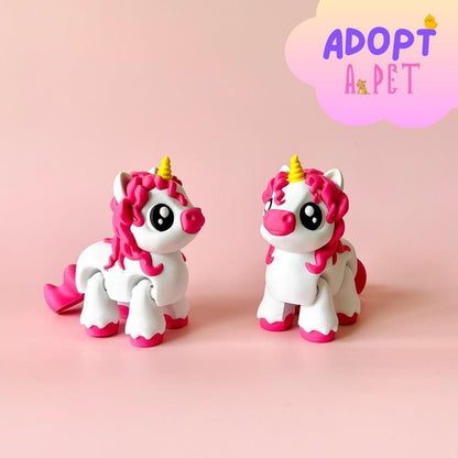 Pink & White Unicorn