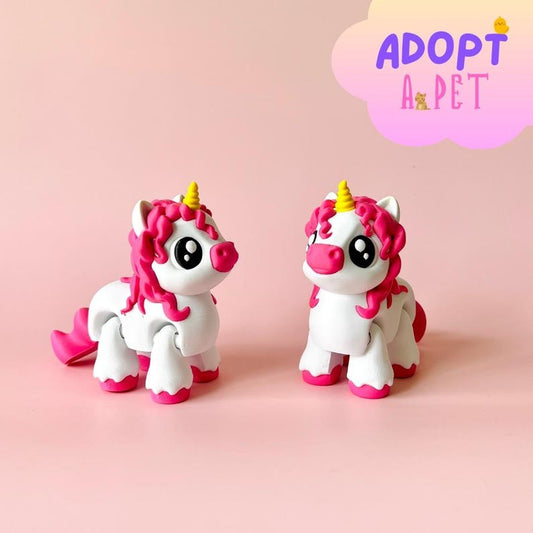 Pink & White Unicorn