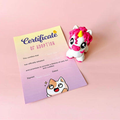 Pink & White Unicorn
