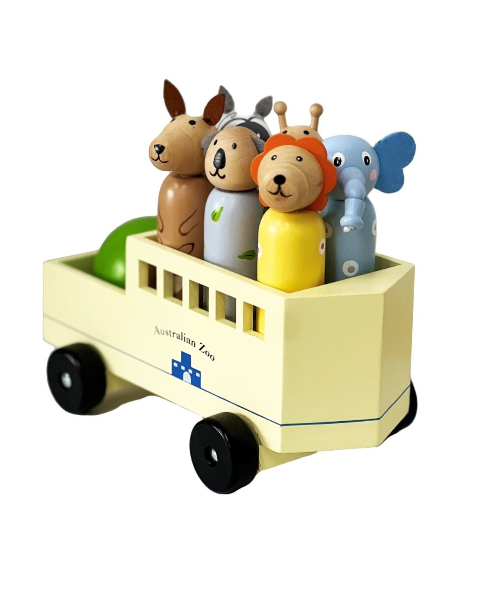 Animal Bowling Vehicle Set