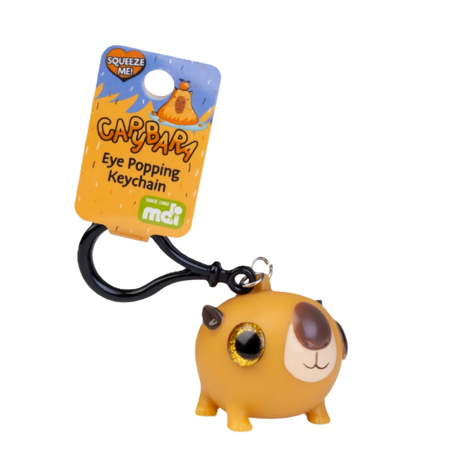 Capybara Eye Popping Keychain