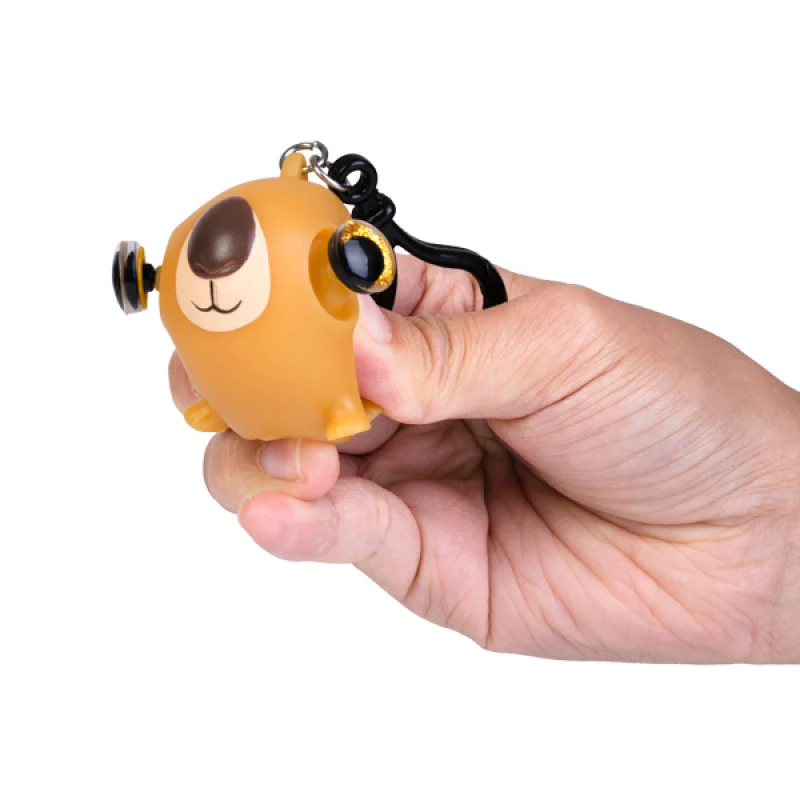 Capybara Eye Popping Keychain