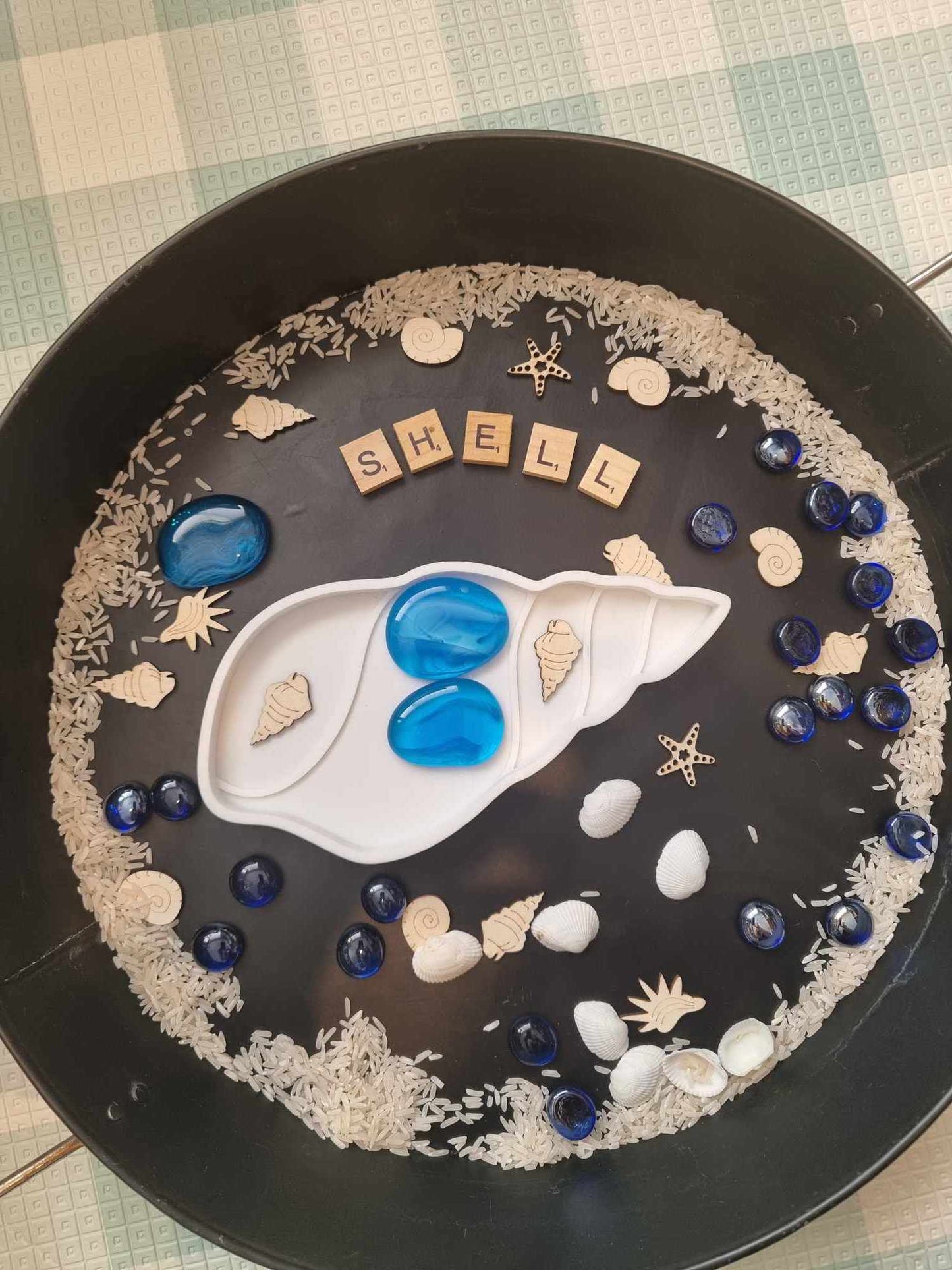 Horn Shell Play Tray