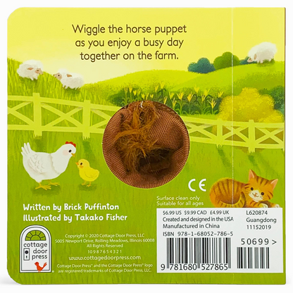 A Little Horse - Chunky Finger Puppet Book