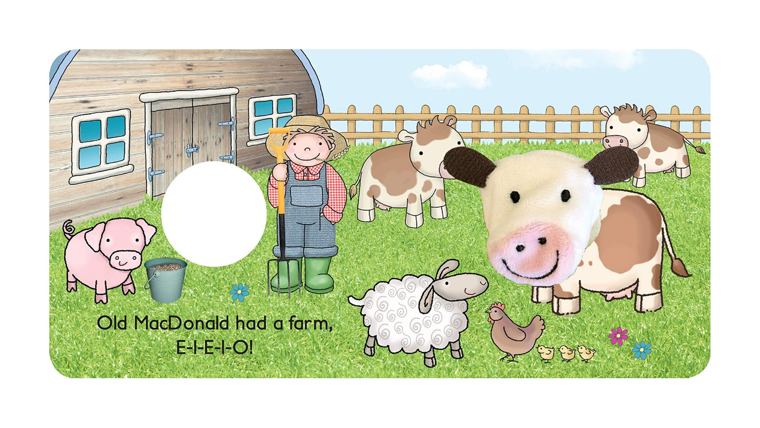 Old MacDonald's Farm - Chunky Finger Puppet Book