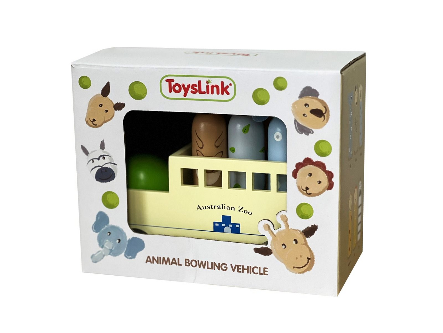 Animal Bowling Vehicle Set