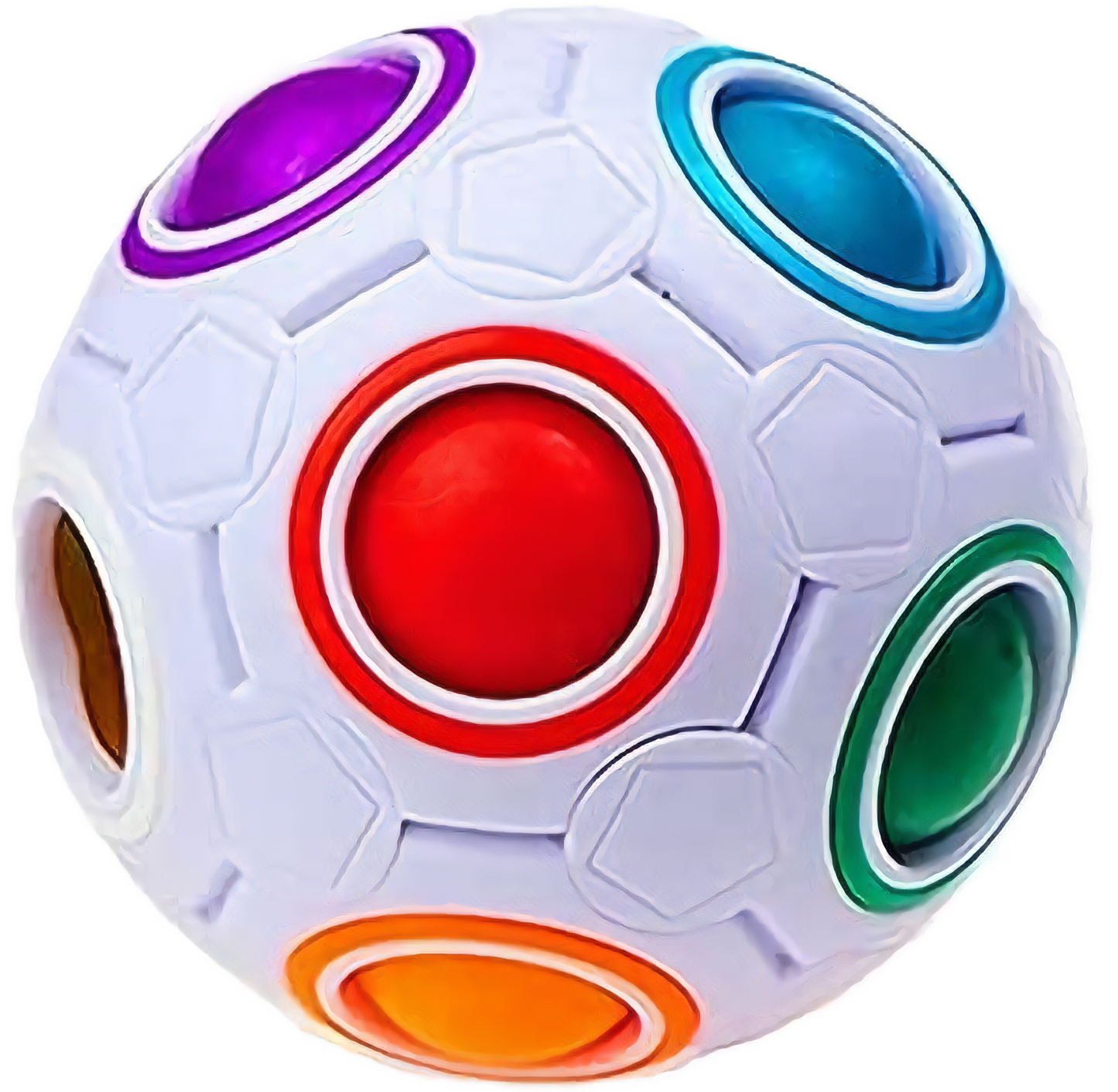 Rainbow Puzzle Ball