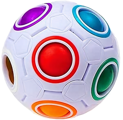 Rainbow Puzzle Ball
