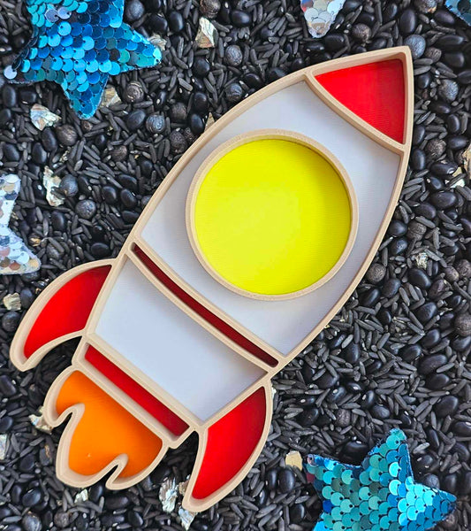 Space Rocket Eco Play Tray