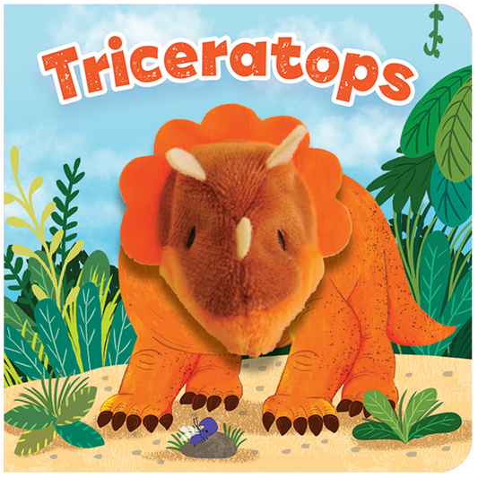 Triceratops - Chunky Finger Puppet Book