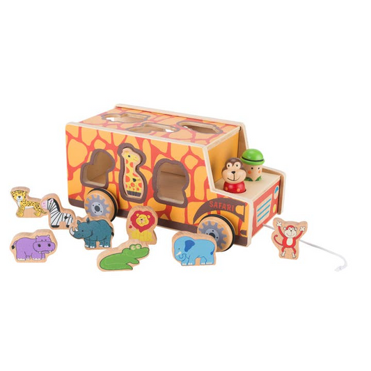 Pullalong Shape Sorter Zoo Truck