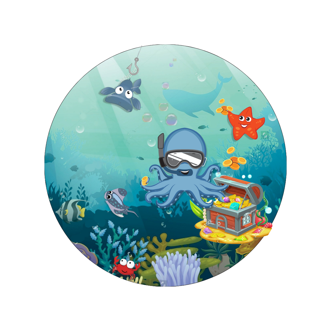Tray Play Insert: Under the Sea