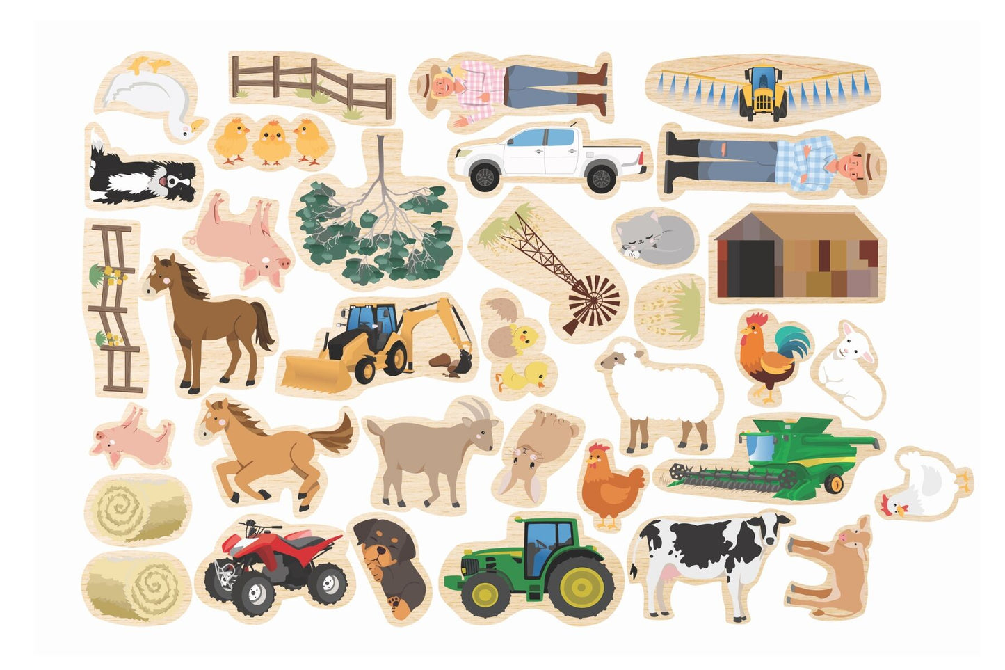Magnetic Fridge Friends - Aussie Farm Animals