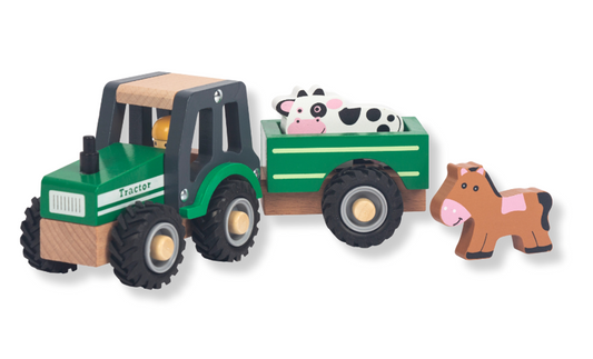 Farm Tractor with Animals